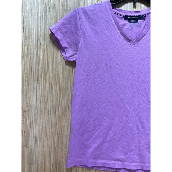 Ralph Lauren Sport - Women's Short Sleeve T-Shirt - Pink - Extra Small - Picture 11 of 12